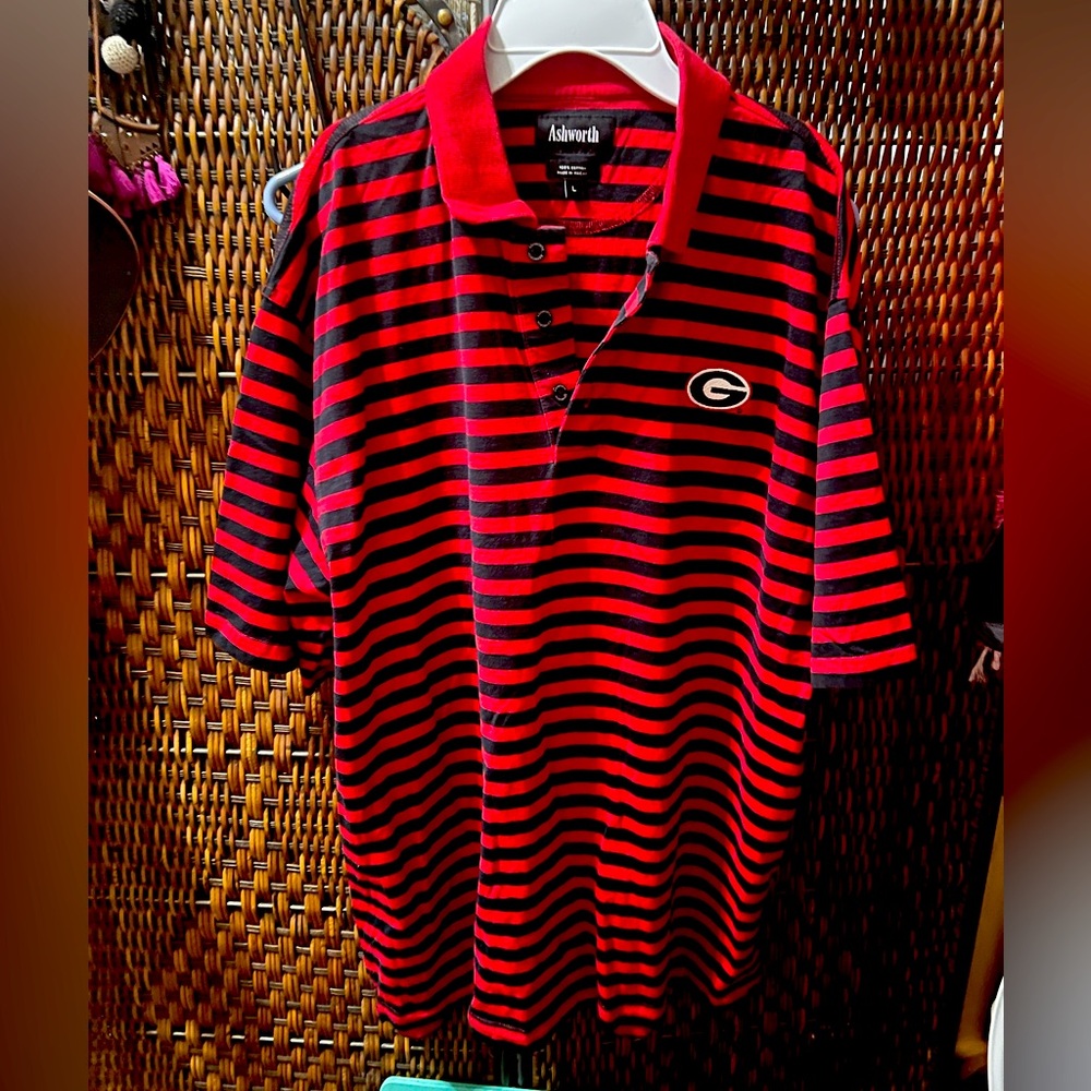 Red and Black Ga. Shirt